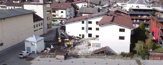 Abrissarbeiten in Zell am Ziller | © Tiroler Immobilien